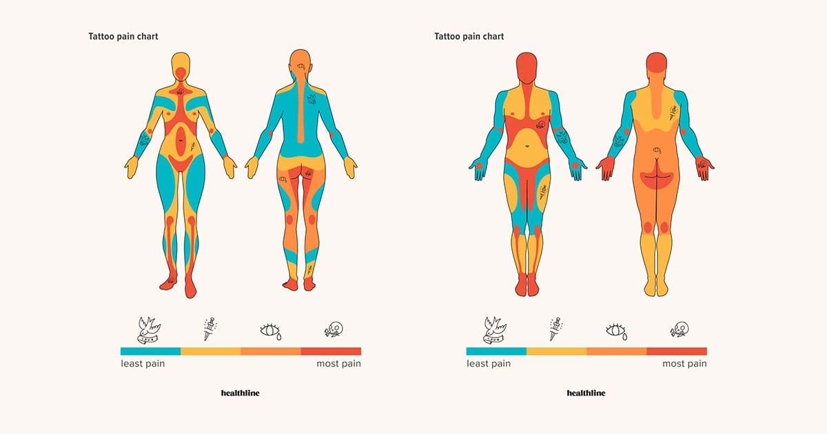 How painful is a tattoo? Includes a ranking of painful areas and examples of pain!
