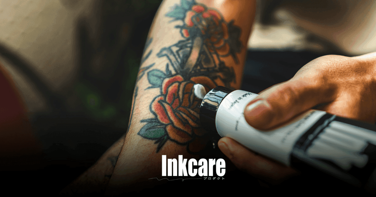 Inkcare Tattoo Aftercare Cream and UV Sunscreen from Japan