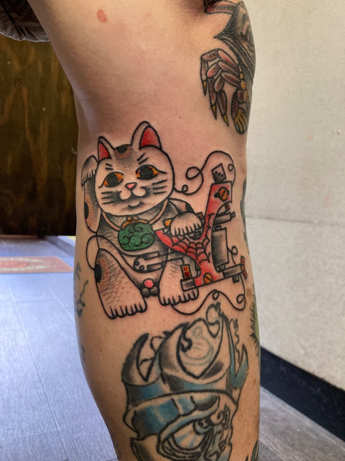 RED GOATEE TATTOO